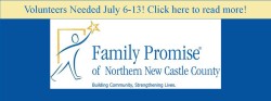 Family Promise Volunteer Week July 6-13