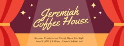 Jeremiah Coffee House - June 3, 2017