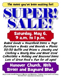 Super Sale May 6th!